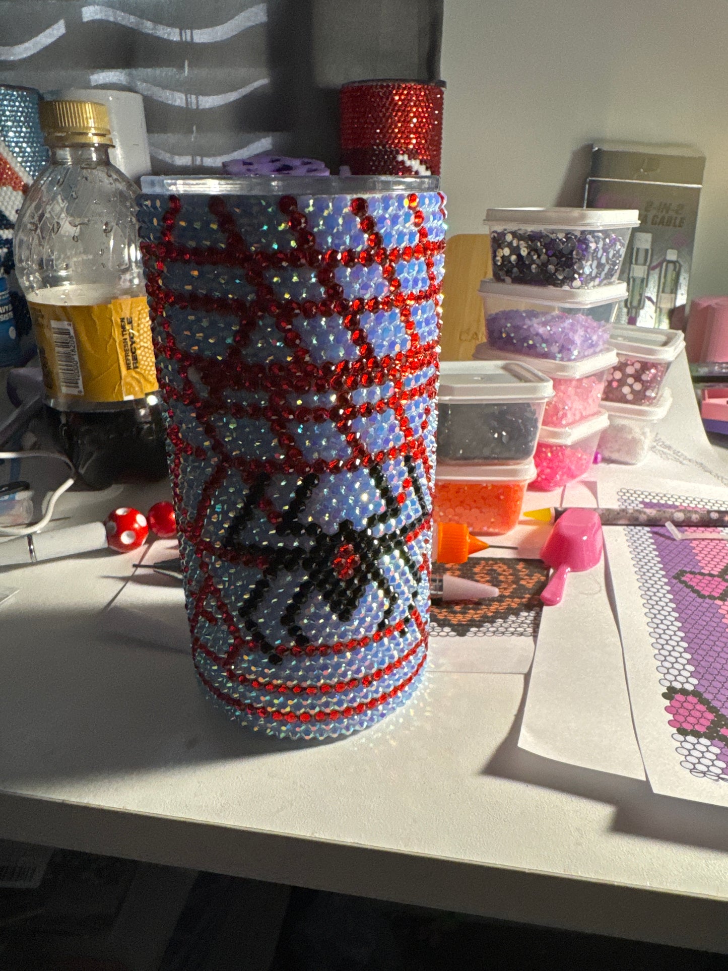 20oz Custom Rhinestone Tumbler